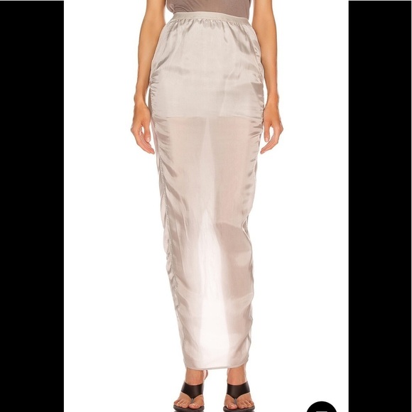 RICK OWENS Soft Pillar Skirt - Picture 2 of 7